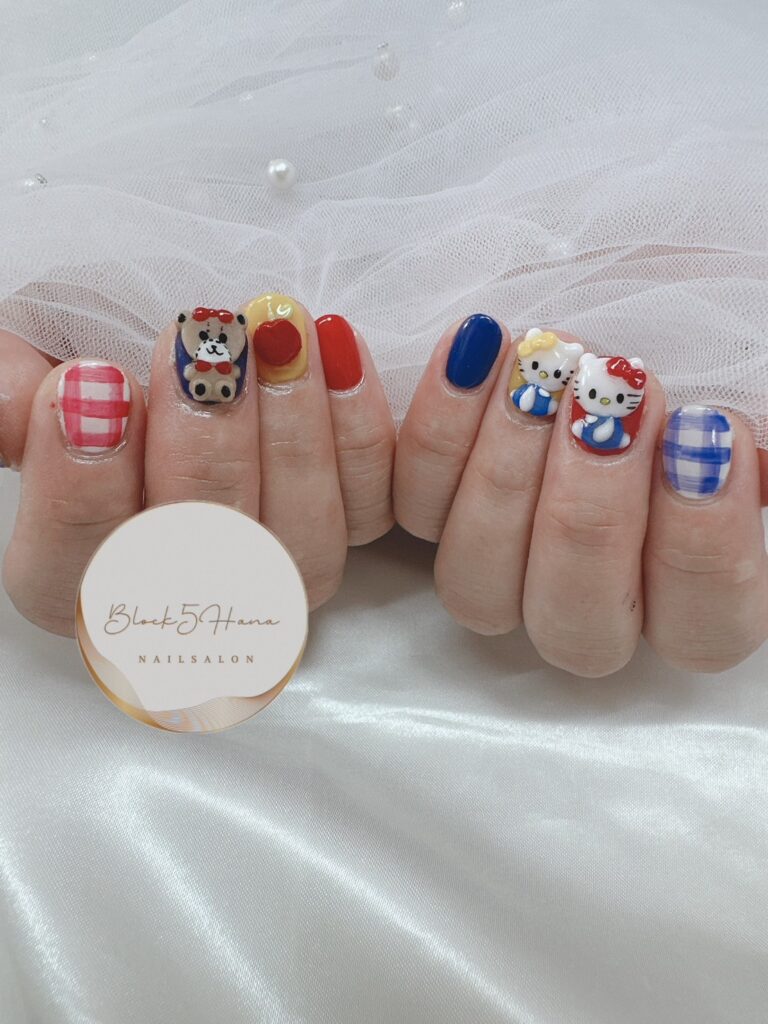 Nail No.2415【3Dのキャラクターネイル】