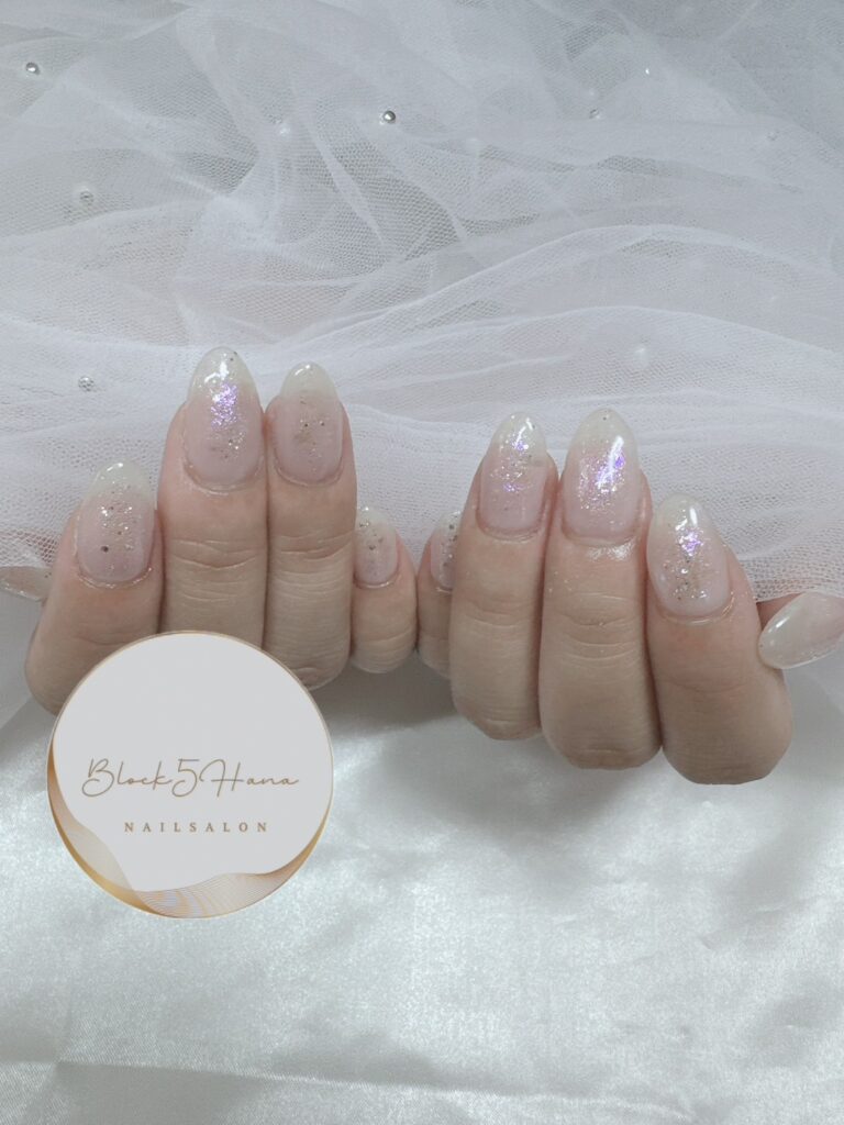 Nail No.2467【オフィスにもぴったりチークネイル】