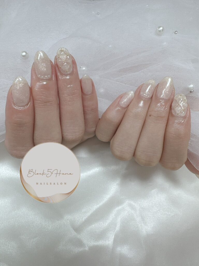 Nail No.2470【オトナカワイイが作れる♡キルティングネイル】