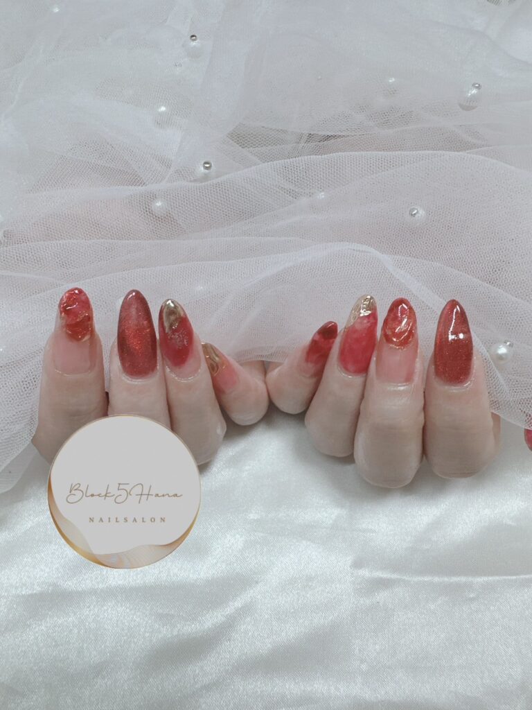 Nail No.2491【マグネットネイルのニュアンスデザイン】