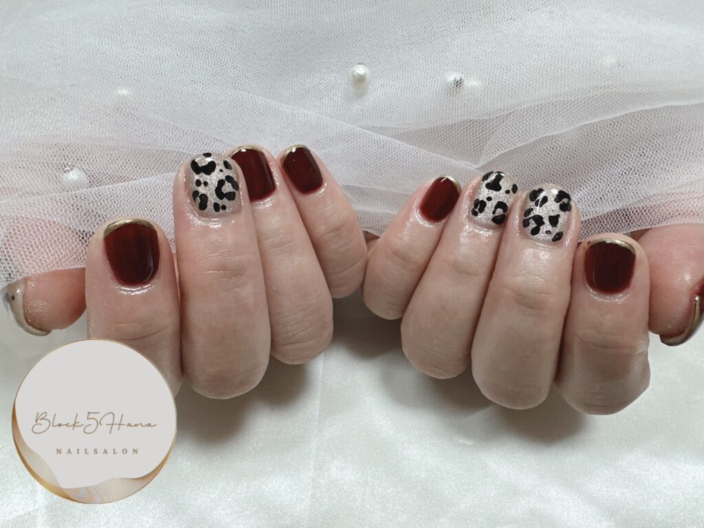 Nail No.2533【レオパードネイル】