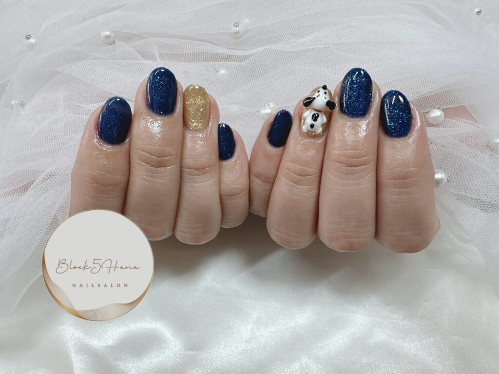 Nail No.2549【スヌーピーの3Dネイル】