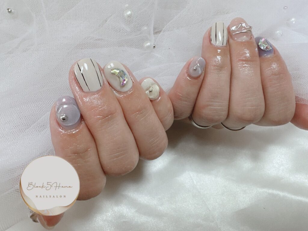 Nail No.2588【ミラーデザイン】