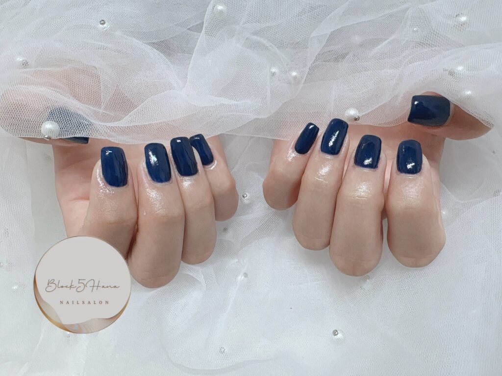 Nail No.2875【シンプルなワンカラースクエアネイル】