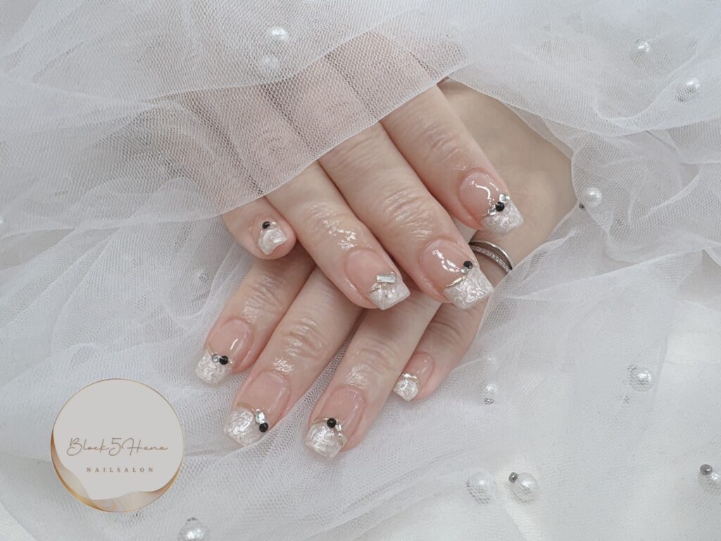 Nail No.2882【フレンチデザインネイル】