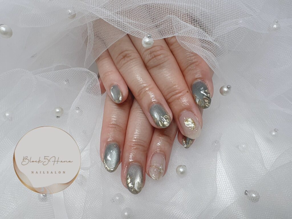 Nail No.2906【大人のニュアンスマグネット】