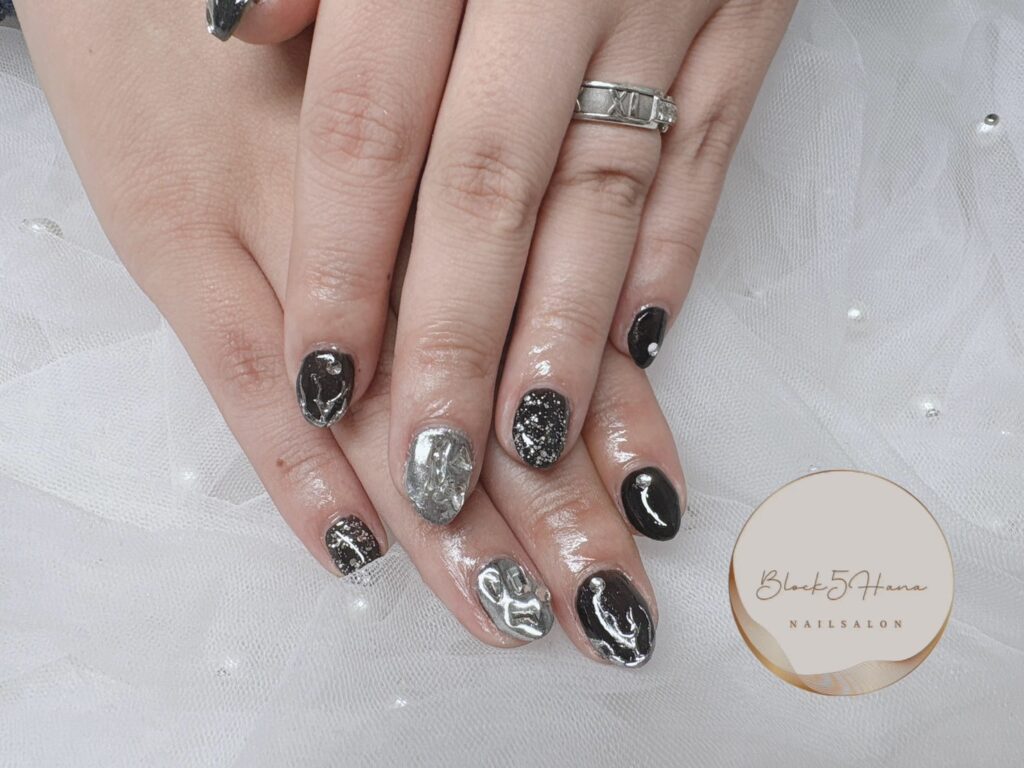 Nail No.2909【ファイヤーパターンネイル】