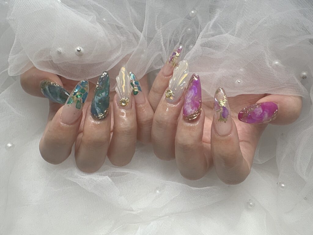 Nail No.2913【デザインスカルプネイル】