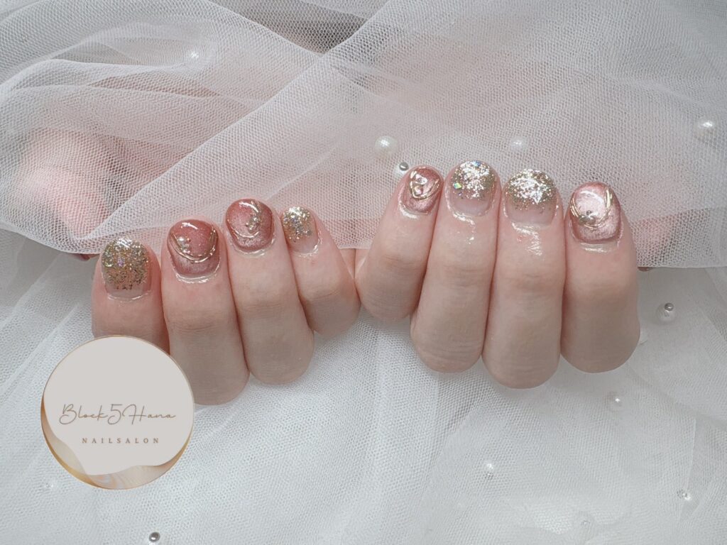 Nail No.2922【ショートネイルも◎ニュアンスマグネット】
