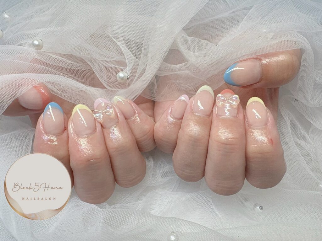Nail No.2981【スキニーカラーフレンチ】 Nail No.2981【スキニーカラーフレンチ】