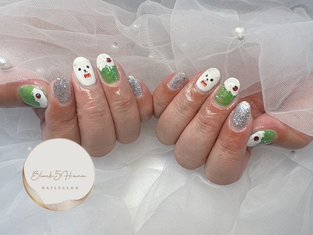 Nail No.2999【爽やかメロンソーダネイル】 Nail No.2999【爽やかメロンソーダネイル】