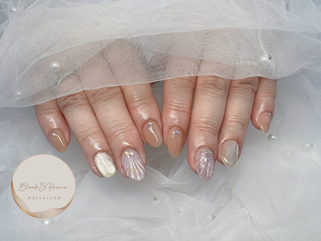 Nail No.3017【マーメイドネイル】