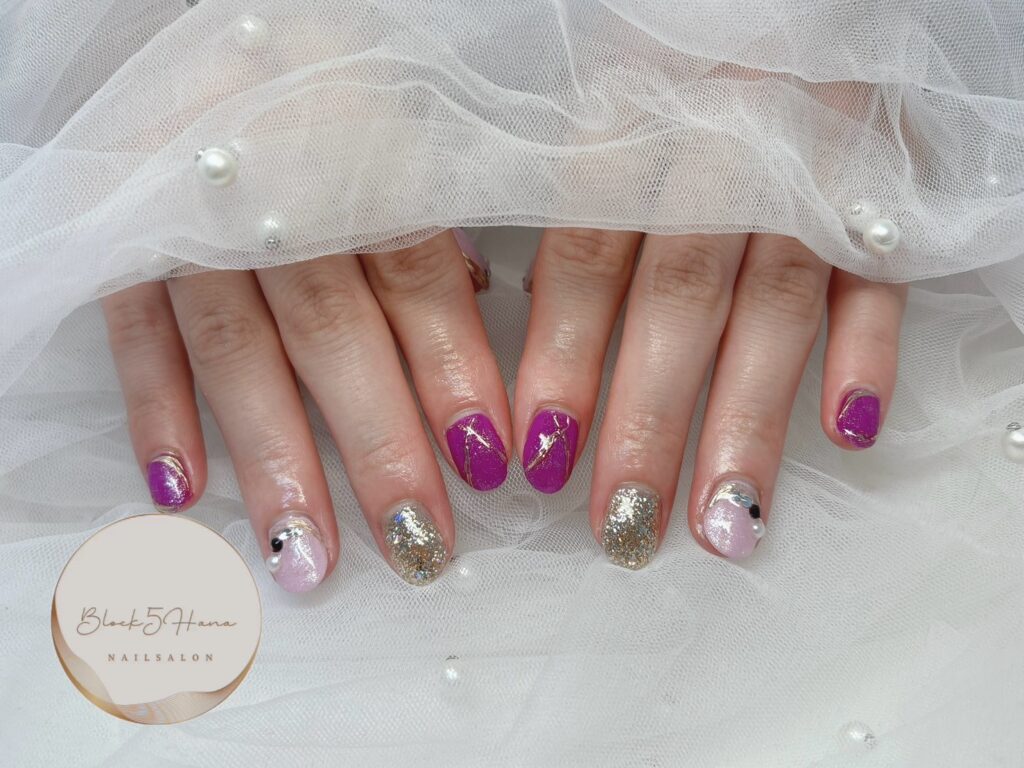 Nail No.3018【華やかミラー】 Nail No.3018【華やかミラー】