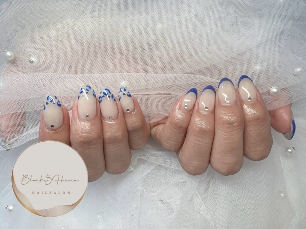 Nail No.3019【ブルーフレンチ】 Nail No.3019【ブルーフレンチ】
