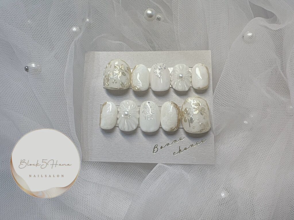 Nail No.3041【ブライダルネイル】
