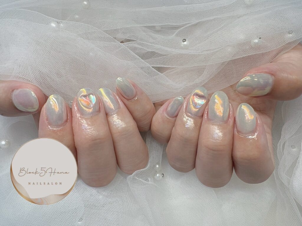 Nail No.3053【オーロラネイル】