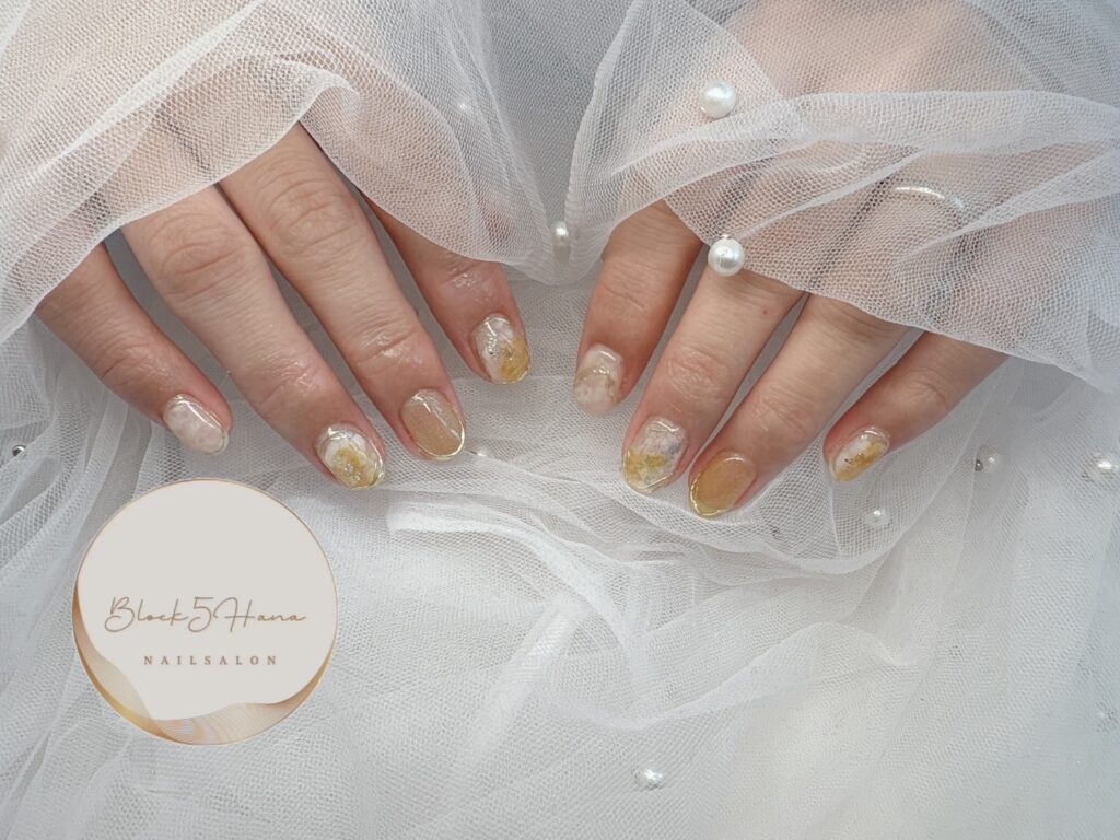 Nail No.3056【ブライダルネイル】