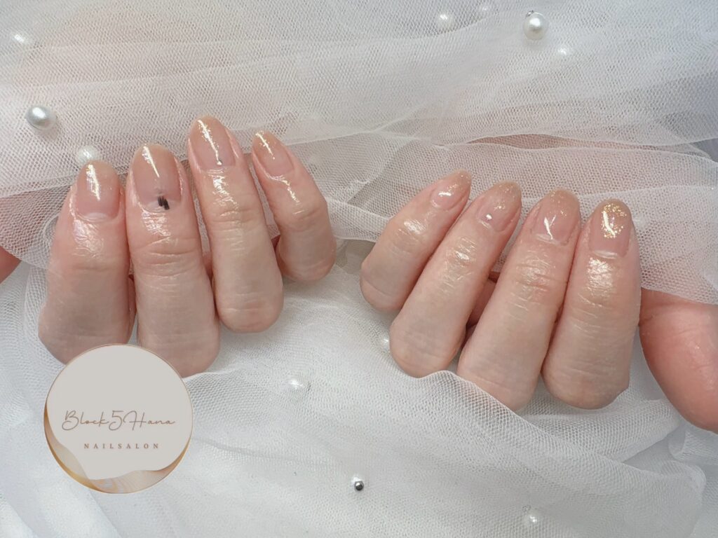 Nail No.3088【シンプル艶ネイル】