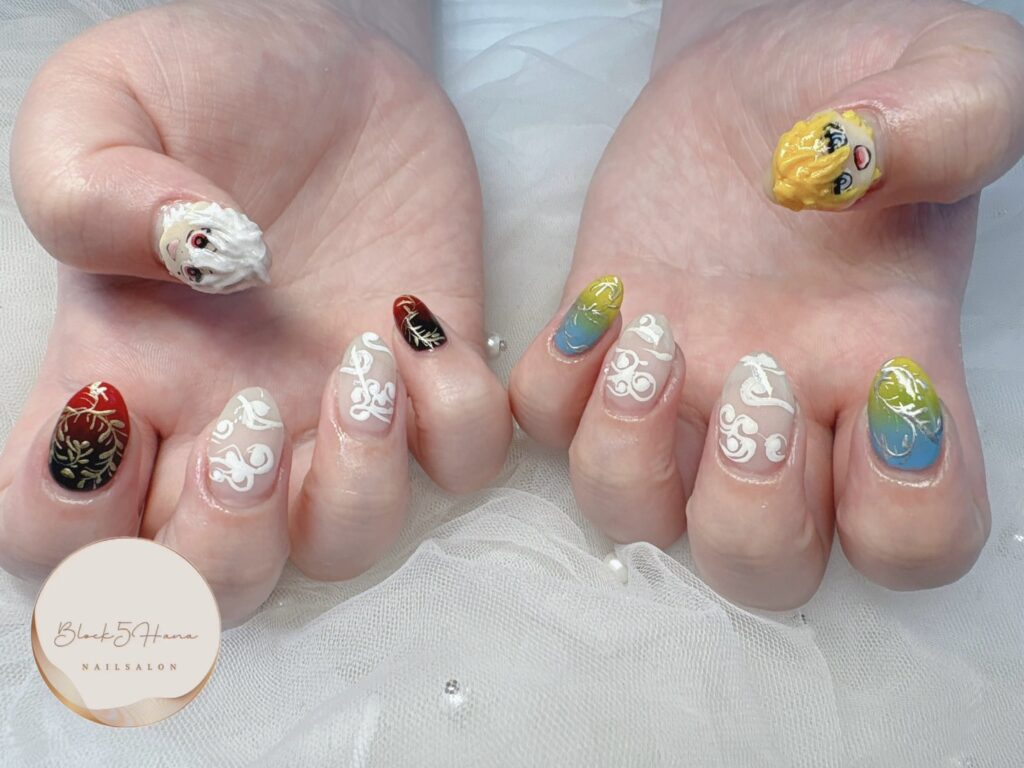 Nail No.3093【3D推しネイル】