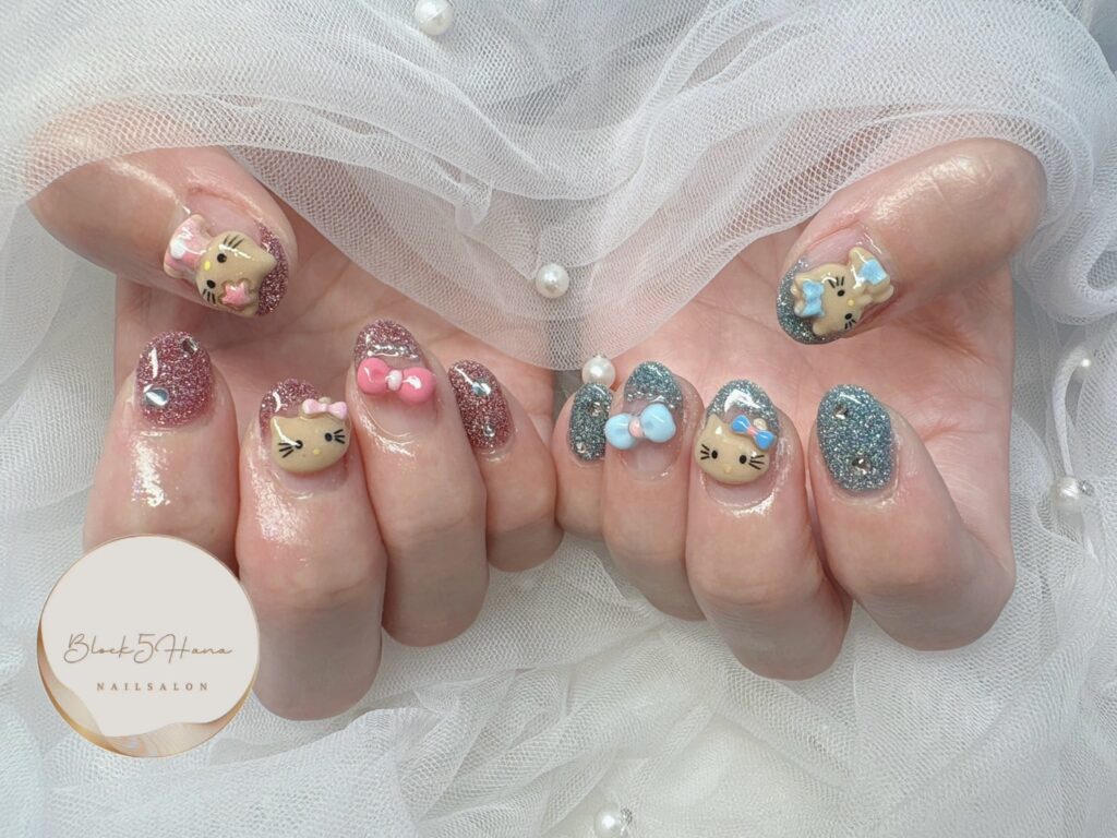Nail No.3099【黒キティネイル】