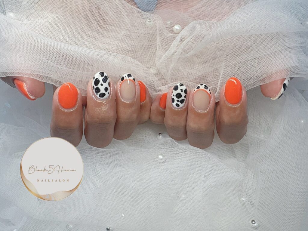 Nail No.3116【ダルメシアンネイル】