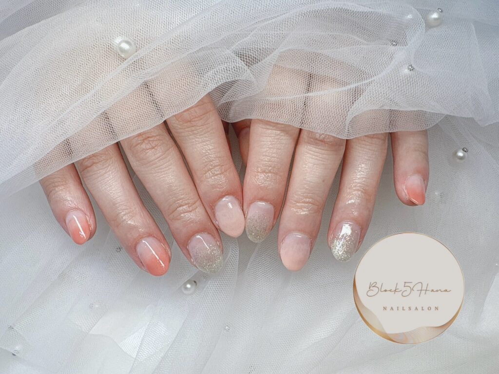 Nail No.3123【血色ピンクのカラーグラデーション】