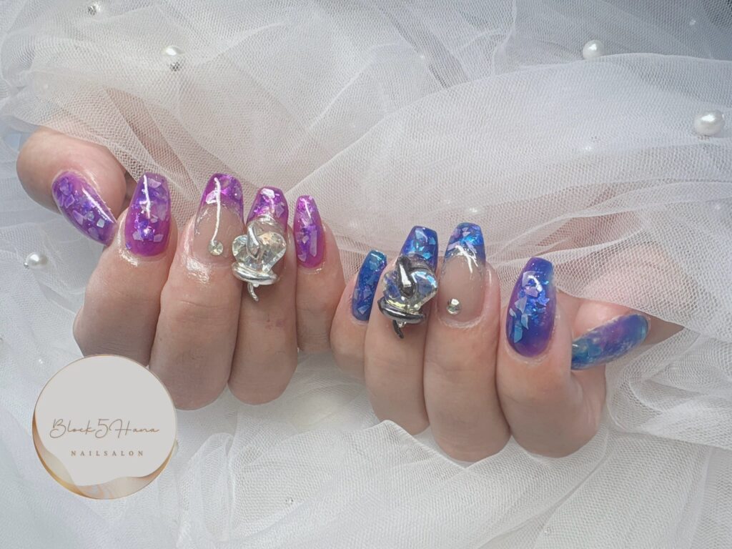 Nail No.3126【オーロラフレンチ】