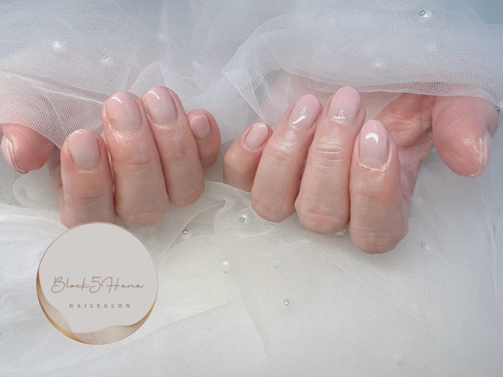 Nail No.3128【パステルピンクのカラーグラデーション】
