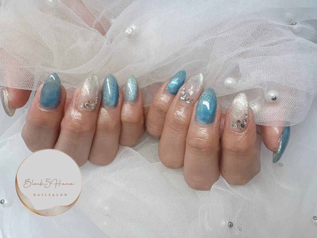 Nail No.3131【涼しげカラーマグネット】