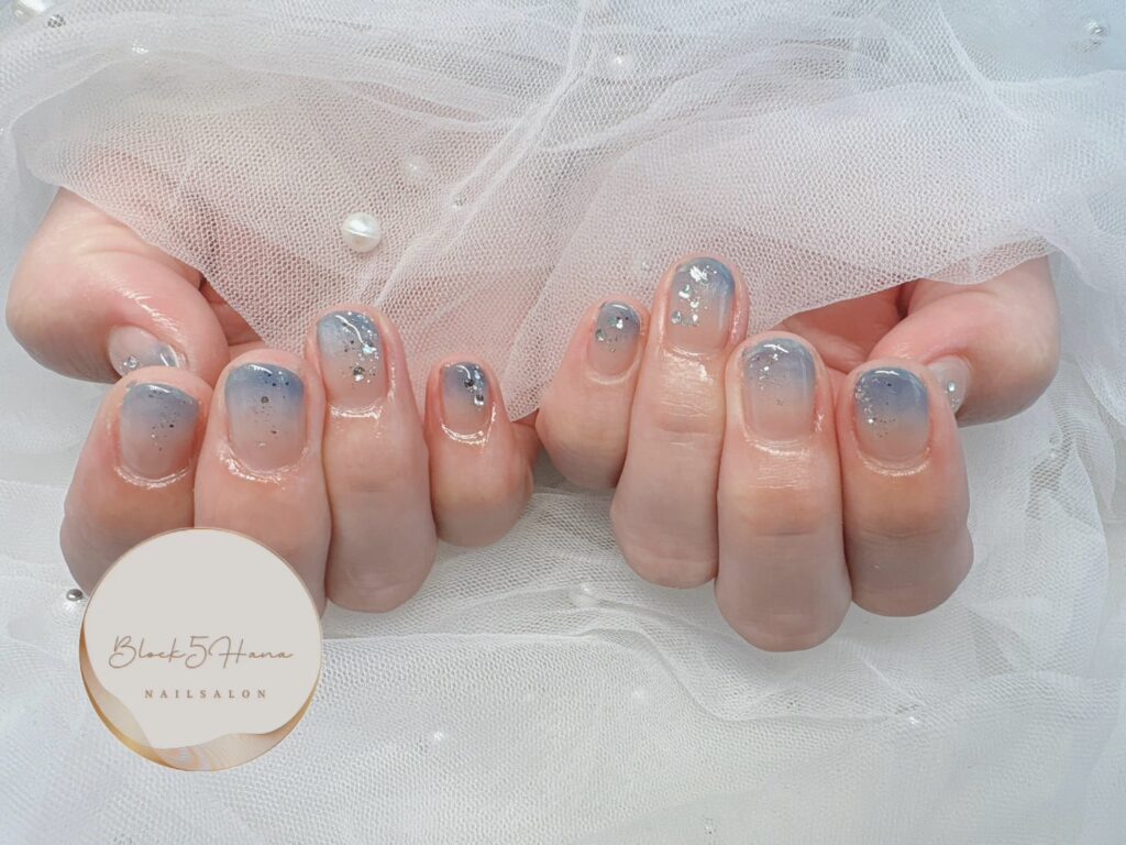 Nail No.3156【水グラデマグネットネイル】