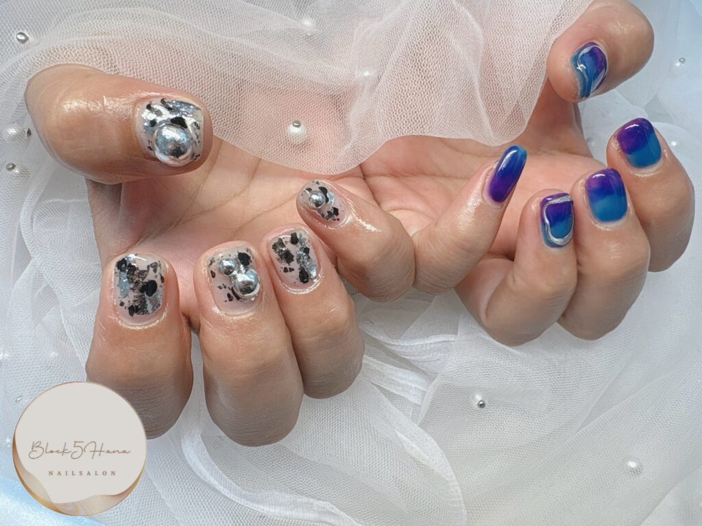 Nail No.3174【夏を感じるニュアンスネイル】