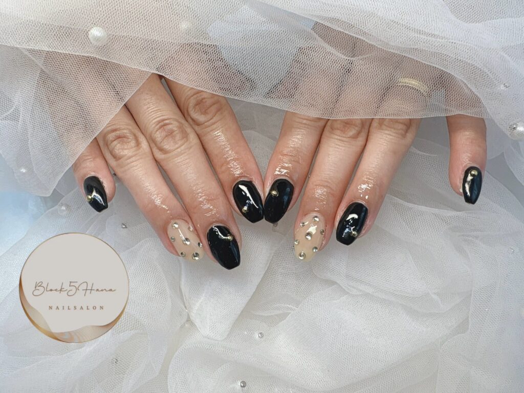 Nail No.3176【シンプルなモノトーンカラー】