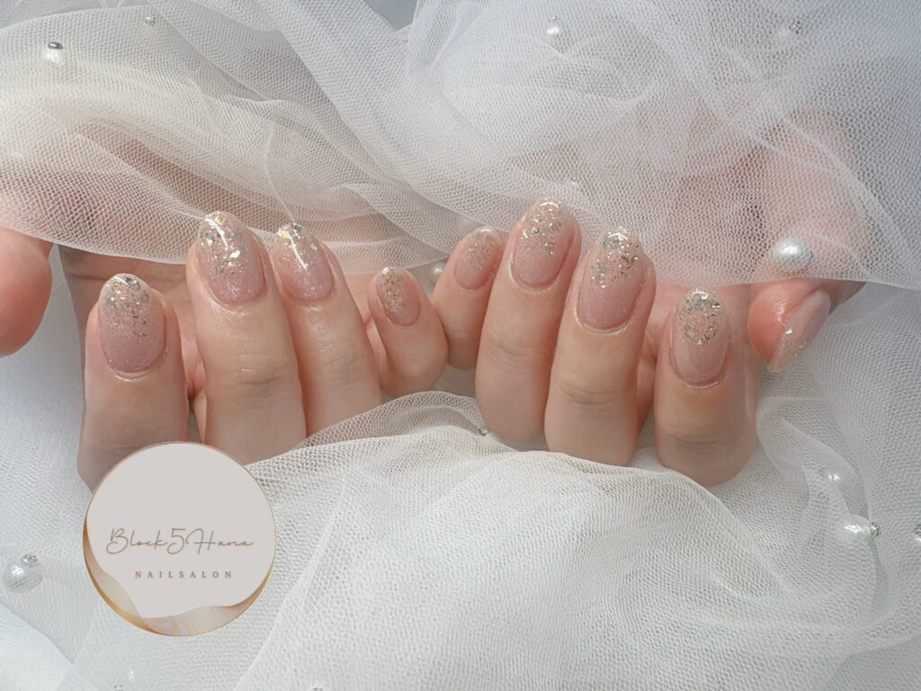 Nail No.3177【シンプルラメネイル】