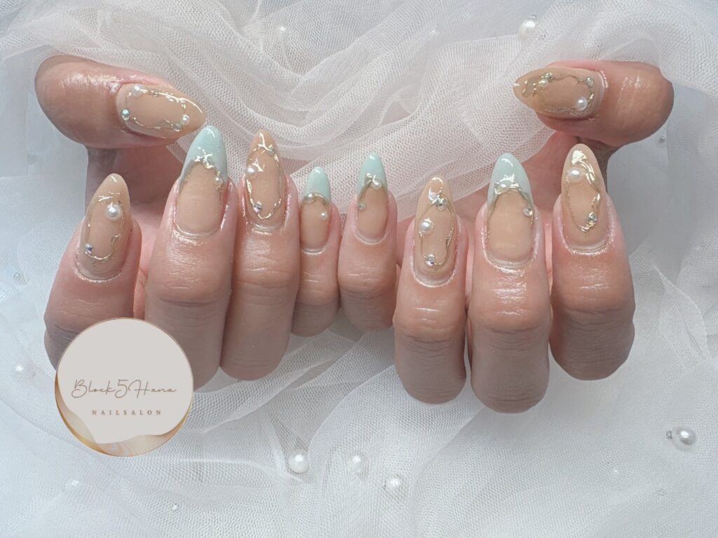 Nail No.3195【スカルプフレンチ】