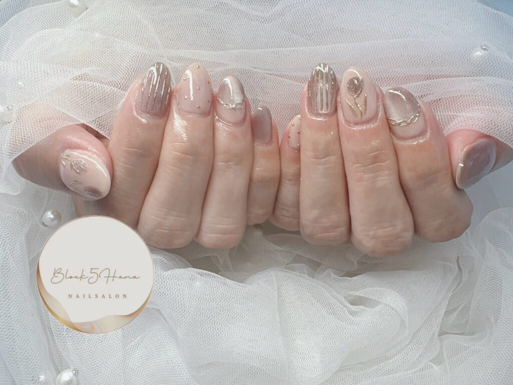 Nail No.3197【大人ニュアンスマグネット】