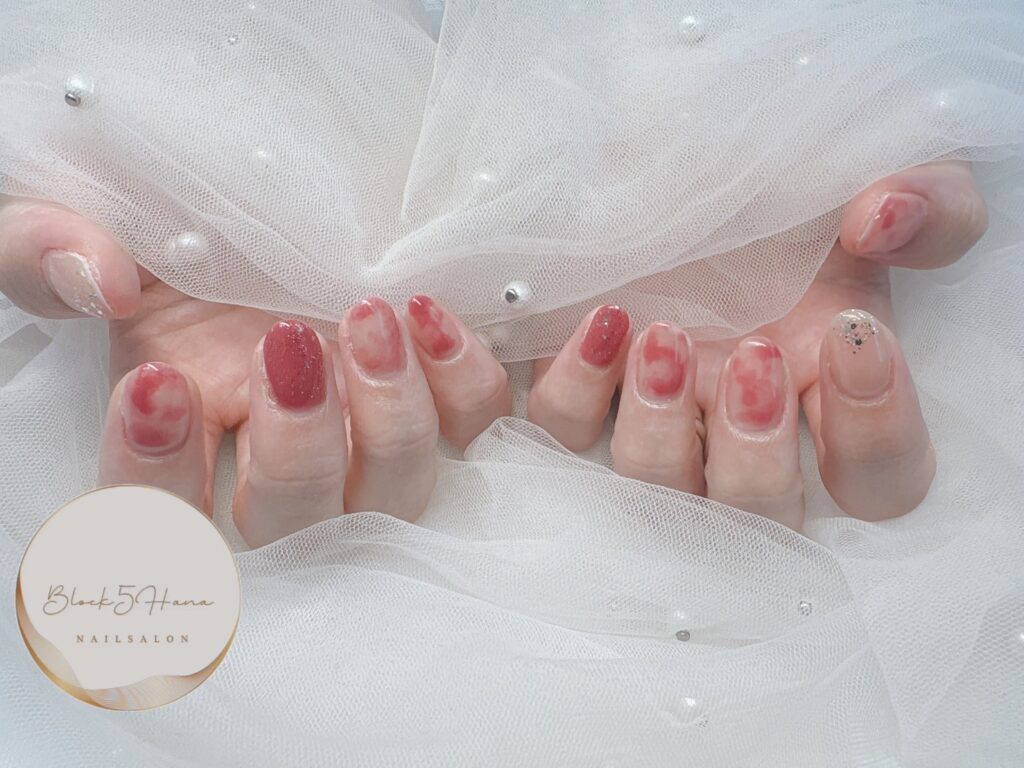 Nail No.3237【もやもやニュアンスネイル】