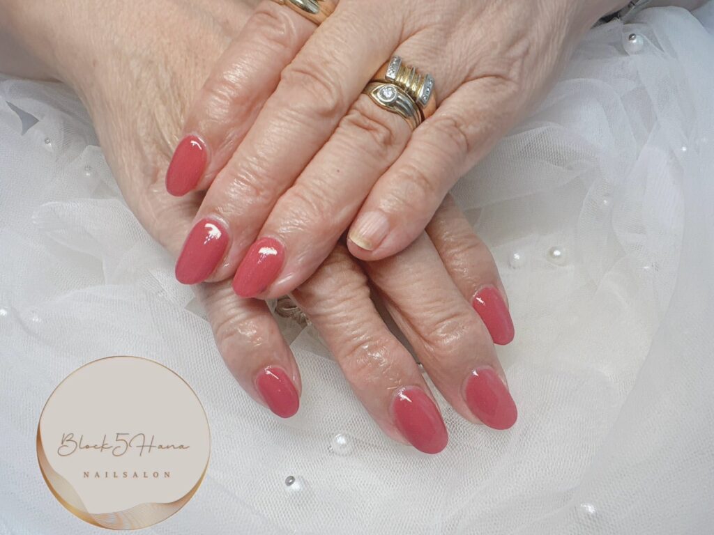 Nail No.3250【シンプル血色感ネイル】