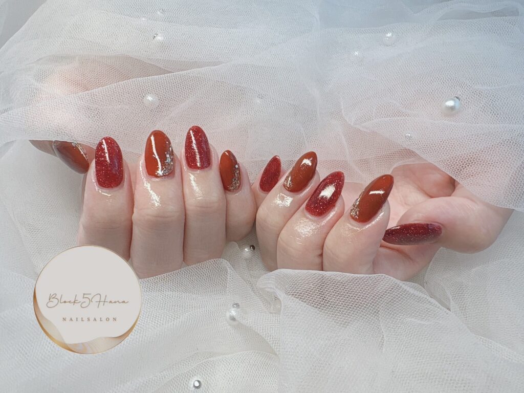 Nail No.3254【シンプルレッドカラー】