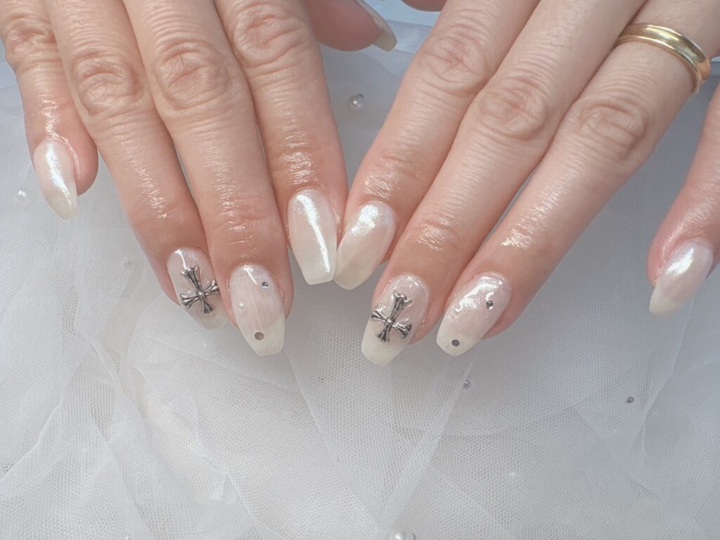 Nail No.3262【十字架ネイル】