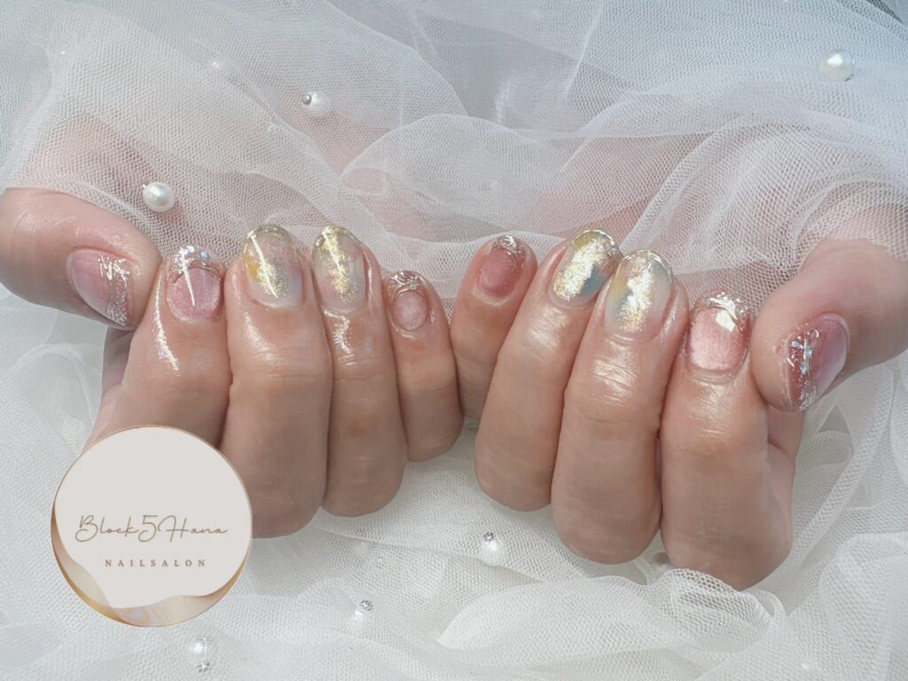 Nail No.3265【マーブルカラーマグネット】