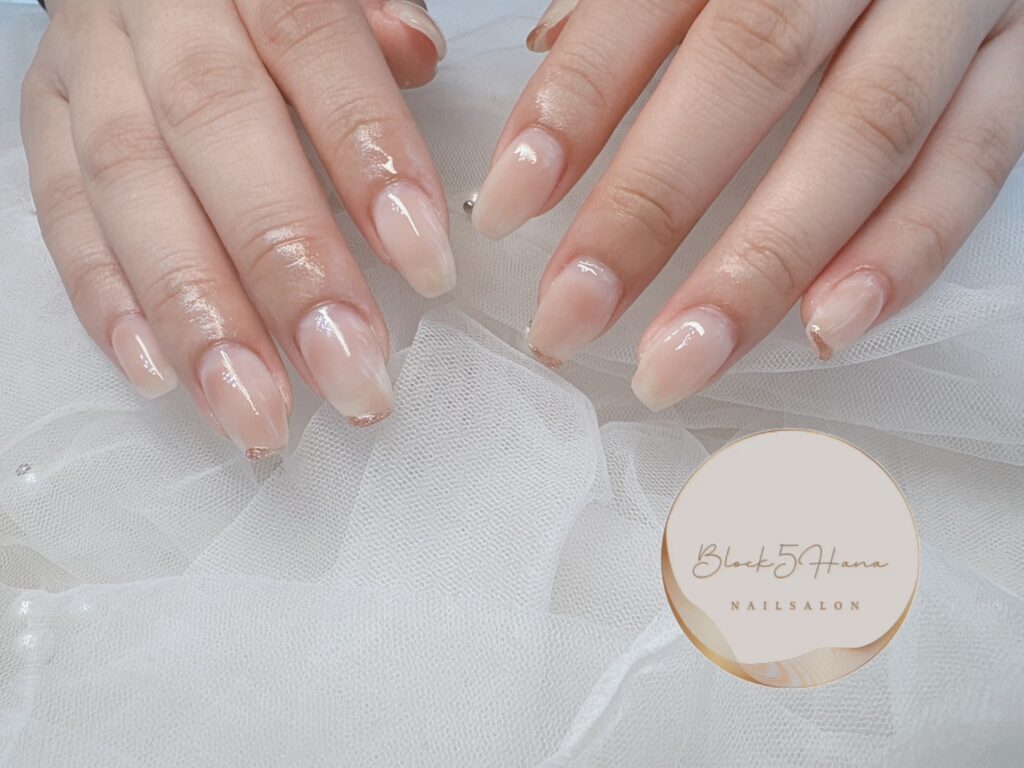Nail No.3266【チーク×ニュアンスネイル】