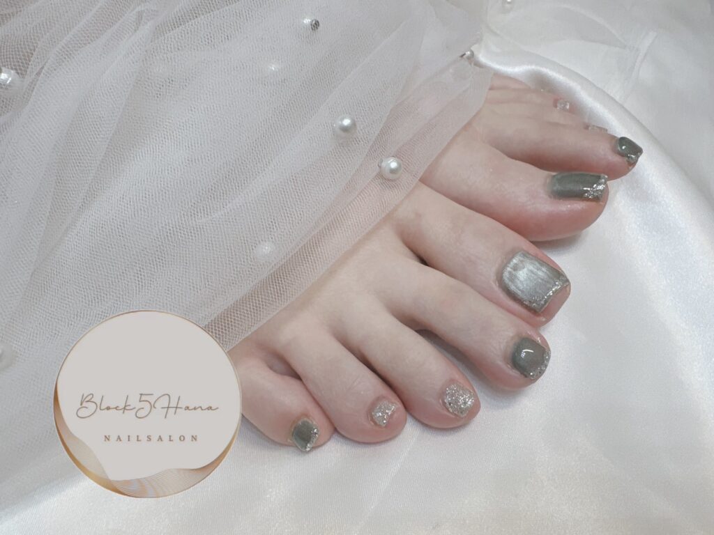 Nail No.3267【フットフレンチ】