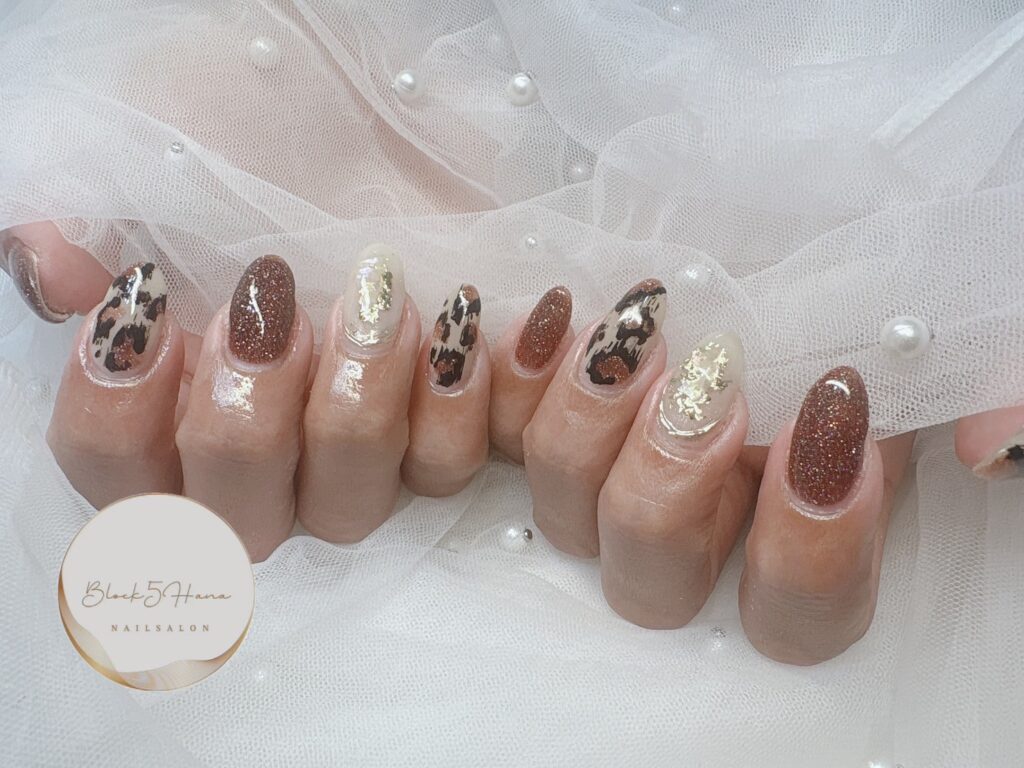 Nail No.3295【レオパードネイル】