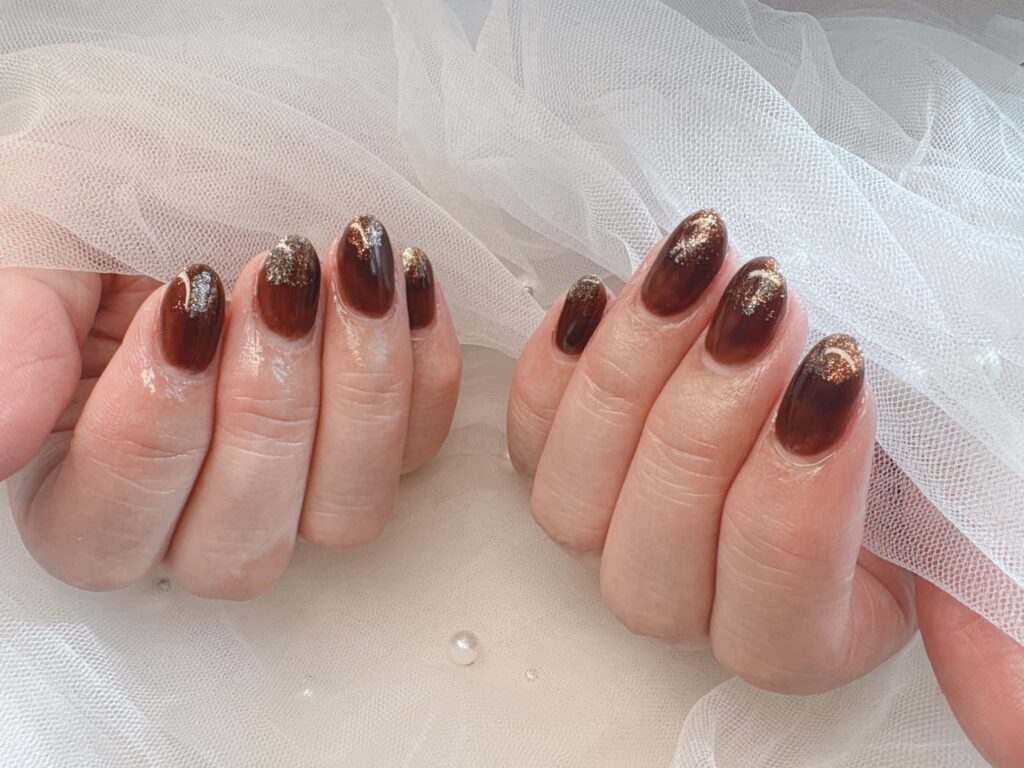 Nail No.3326【シンプル深みワンカラー】