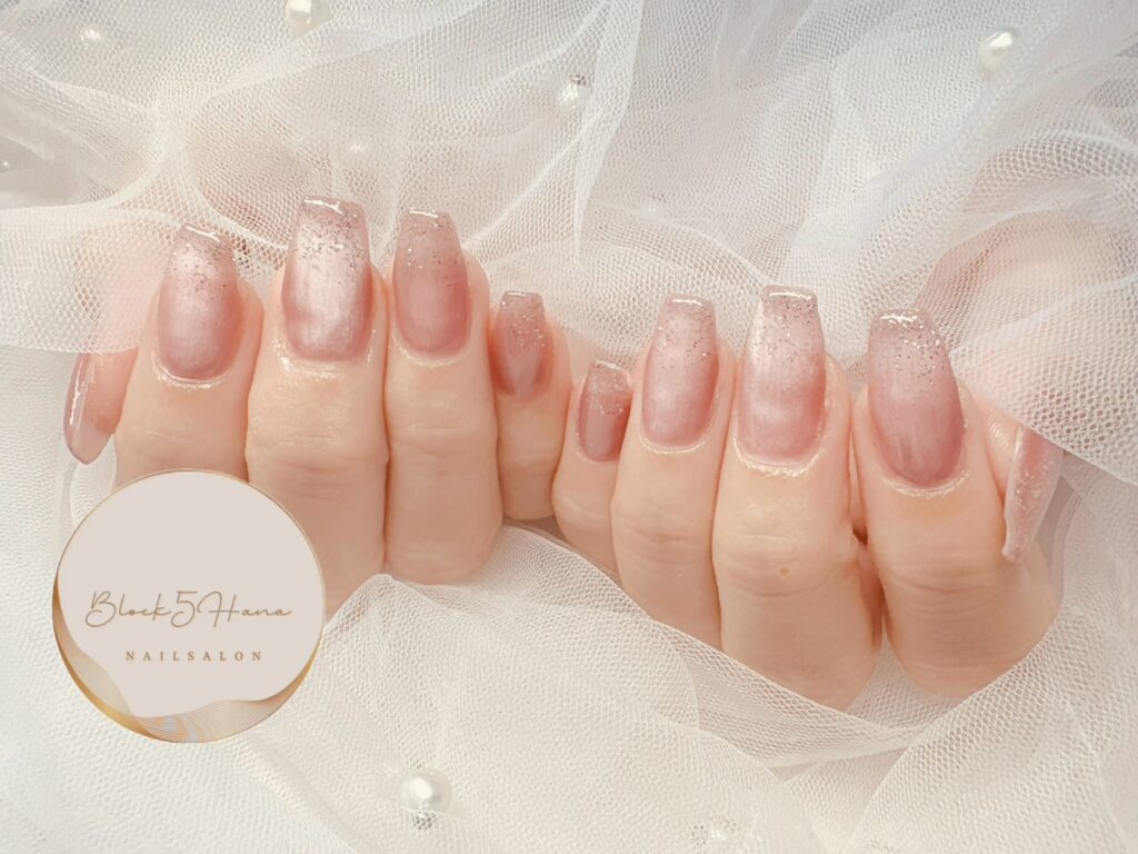 Nail No.3347【優しいピンクマグネット】