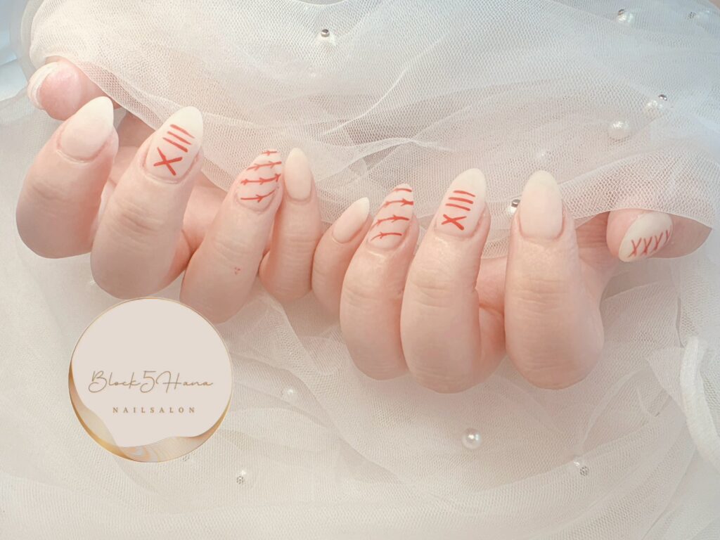 Nail No.3355【シンプルな推しネイル】