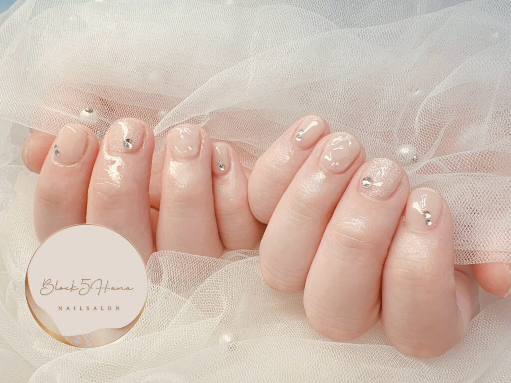 Nail No.3371【ぷっくりマグネットネイル】