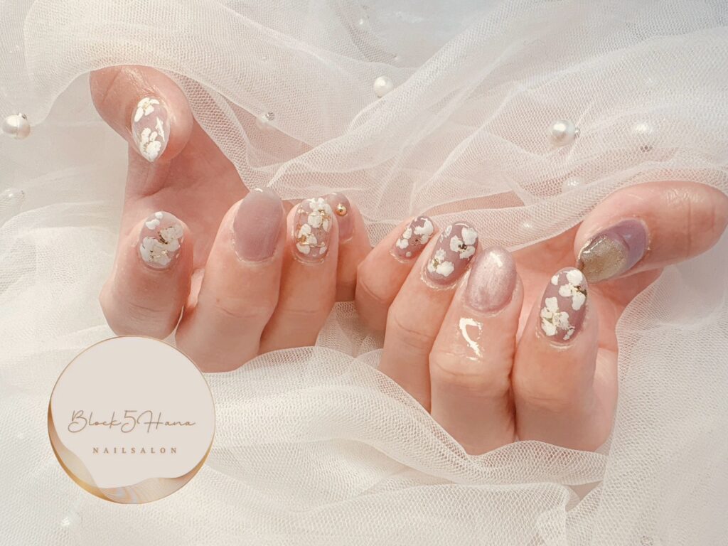 Nail No.3390【花柄マグネット】