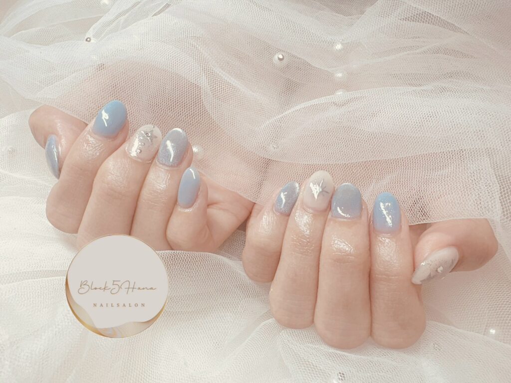 Nail No.3397【淡雪パステルネイル】