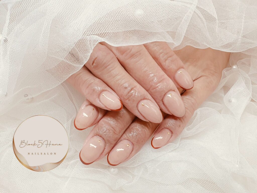 Nail No.3407【スキニーフレンチネイル】